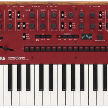 Korg Monologue Monophonic Analogue Synthesizer_red